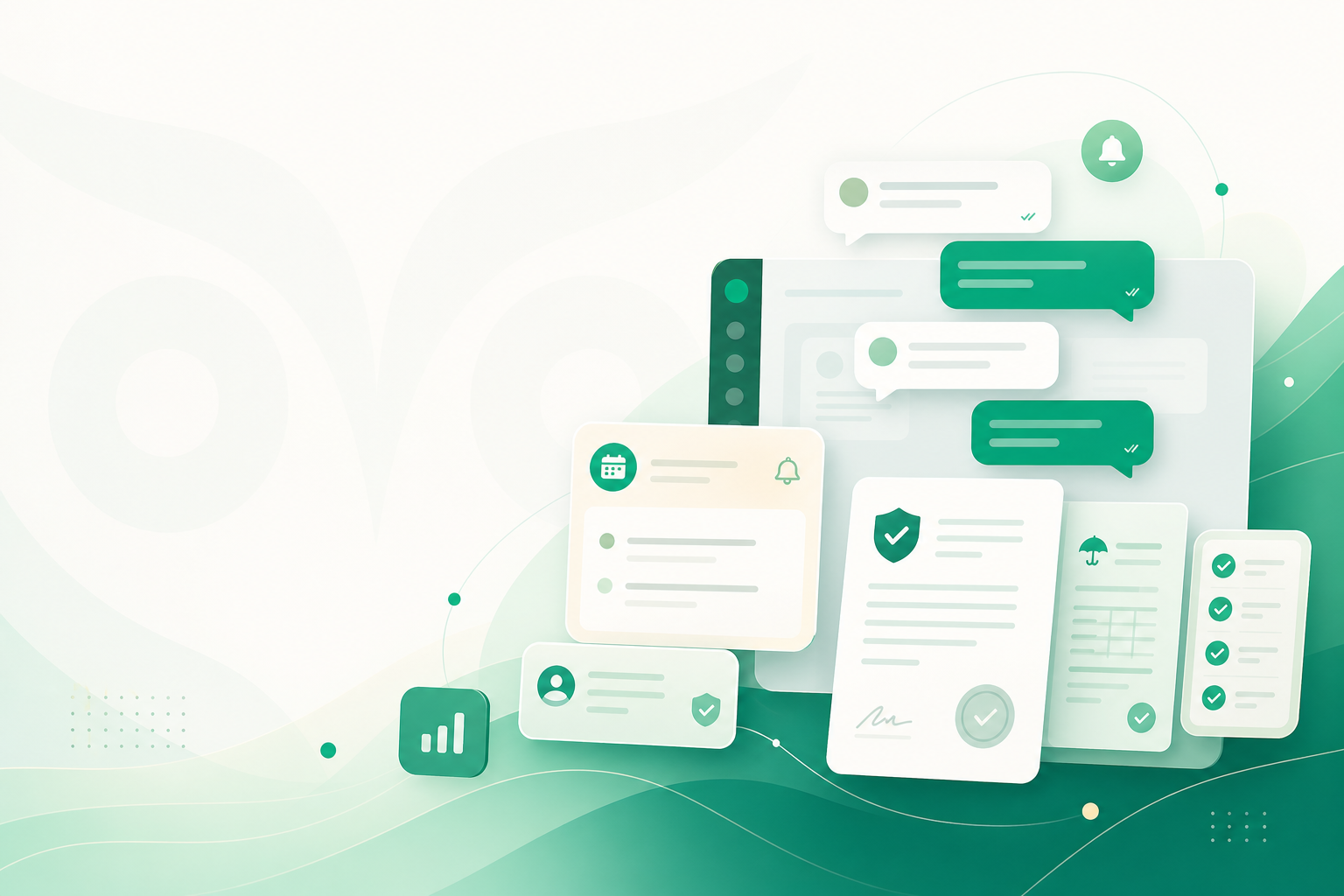 GOOD LINE customer engagement illustration